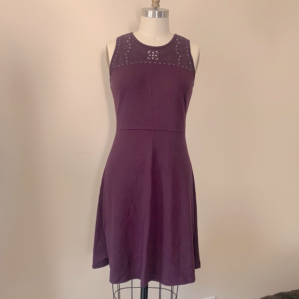 Purple Sleeveless Dress